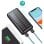 Klack Powerbank Solar 30000mah Carregador Solar Portátil USB-C/MicroUSB