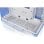Boîtier Thermaltake Cte E600 Mx Hydrangea Blue Argb Atx 2xUSB 3.0 sans source bleue