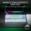 Razer Huntsman V3 Pro TKL Teclado Mecánico Gaming Switch Analog Optical Gen2 Blanco Layout USA