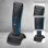 Haarschneider ProfiCare PC-HSM/R 3052 3-in-1 Set, Akku/Netz, Schwarz-Blau, Präzisionstrimmer