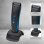 Haarschneider ProfiCare PC-HSM/R 3052 3-in-1 Set, Akku/Netz, Schwarz-Blau, Präzisionstrimmer