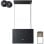 Ciarra AW4850GB Hotte Pinnacle Island 48 cm A+++ Marbre Noir