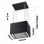 Ciarra AW4850GB Hotte Pinnacle Island 48 cm A+++ Marbre Noir
