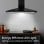 Ciarra AW9201B Campana Extractora Decorativa de Pared 90cm A++ Negra