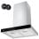 Ciarra AW6102S Hotte aspirante décorative linéaire 60 cm A+++ Acier inoxydable
