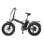 Youin Texas Black V3 Vélo électrique tout-terrain urbain Fat Wheels 20" pliable noir