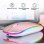 Kinsi A2 Ratón Silencioso Iluminado RGB Recargable Rosa