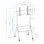 TooQ iDreams Soporte de Suelo con Ruedas para TV 86" VESA 600x400 Max 80Kg Negro