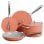 Ciarra Beyond Trem de Cozinha 7 Peças Panelas de Indução 20/24/26/28 cm Laranja