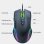Kinsi CW905 Ratón Óptico Gaming RGB 6400DPI Negro
