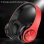Kinsi B39 Auriculares Inalámbricos Bluetooth HiFi RGB Rojos