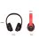 Kinsi B39 Auriculares Inalámbricos Bluetooth HiFi RGB Rojos