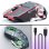 Kinsi Q13 Ratón Inalámbrico Gaming RGB 1600DPI Gris