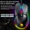 Kinsi G590 Ratón Gaming Mecánico RGB 7200DPI Negro