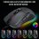 Kinsi G590 Ratón Gaming Mecánico RGB 7200DPI Negro