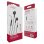 Auriculares Myway MWHPH0019 con cable Jack 3.5 mm para llamadas y música negros