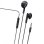 Auriculares Myway MWHPH0019 con cable Jack 3.5 mm para llamadas y música negros