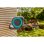 Gardena 18610-20 avvolgitubo da giardino Rocchetto montato a muro Automatico Grigio, Turchese