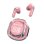 Kinsi B45 Auriculares Inalámbricos Bluetooth con Pantalla Digital Transparente Rosas