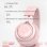 Kinsi BT06C Auriculares Inalámbricos Bluetooth Infantiles Student Music Sync Glow Blancos