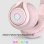 Kinsi BT06C Auriculares Inalámbricos Bluetooth Infantiles Student Music Sync Glow Rosa