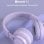 Kinsi BT06C Auriculares Inalámbricos Bluetooth Infantiles Student Music Sync Glow Rosa