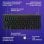 Logitech G515 LIGHTSPEED TKL Teclado Mecánico Gaming Inalámbrico Switch GL Tactile Negro Layout USA