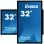 iiyama ProLite TF3215MC-B2 PC-Display 81,3 cm (32 Zoll) 1920 x 1080 Pixel Full HD LED Touchscreen Kiosk Schwarz