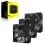 Corsair RS120 Pack Triple Ventilador Suplementario PWM 120mm Negro