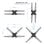 TooQ LP1355TN-B Soporte de Pared Extensible para TV de 13-55" VESA 400 Max 25kg Negro