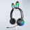 Kinsi ST-81M Auriculares Inalámbricos Bluetooth con Orejas de Conejo Negros