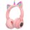 Kinsi STN27 Auriculares Inalámbricos Bluetooth RGB Unicornio Rosas