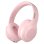 Kinsi H&SV5 Auriculares Inalámbricos Bluetooth/Jack3.5/USB-C/Tarjeta TF Rosas