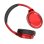 Kinsi VJ901 Auriculares Inalámbricos con Cable/Bluetooth/Jack3.5/Tarjeta TF Rojos