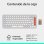Logitech Pop Icon Keys teclado Inalámbrico Bluetooth Blanco