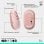 Logitech Pop Mouse Mouse wireless compatto con funzione Emoji personalizzabile, rosa