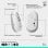 Logitech Pop Mouse Mouse wireless compatto con funzione Emoji personalizzabile Bianco