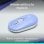 Logitech Pop Mouse Mouse wireless compatto con funzione Emoji personalizzabile viola