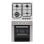 Jocel JPK4GI200136 Pack Placa de Gas + Horno Elétrico integrable Clase A 58L Inox