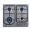 Jocel JPK4GI200136 Pack Placa de Gas + Horno Elétrico integrable Clase A 58L Inox