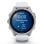 Garmin Fenix 8 AMOLED 43mm Reloj Smartwatch Plateado con Correa de Silicona Blanca