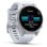 Garmin Fenix 8 AMOLED 43mm Reloj Smartwatch Plateado con Correa de Silicona Blanca