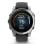 Orologio Smartwatch Garmin Fenix E 47mm in acciaio inossidabile con cinturino in silicone nero