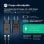 Motorola TurboPower 30 SJMC302 Cargador de Red Eléctrica USB-C a USB-C Carga Rápida 30W Negro