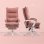 Vinsetto Silla de Oficina con 6 Puntos de Masaje y 5 Modos Rosa