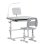 Homcom Juego de Escritorio y Silla Niños con Altura Ajustable y Mesa Inclinable