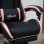 Vinsetto Silla Gaming de Cuero Pu con Altura Ajustable Negro
