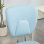 Vinsetto Silla de Oficina con Altura Ajustable e Inclinación Azul