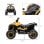Homcom Quad Eléctrico con 2 Motores, Faros, Bocina para Niños 3-5 Años Amarillo