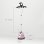 Homcom Plancha de Vapor Vertical con Temperatura Ajustable 1.4L 1800W Rosa